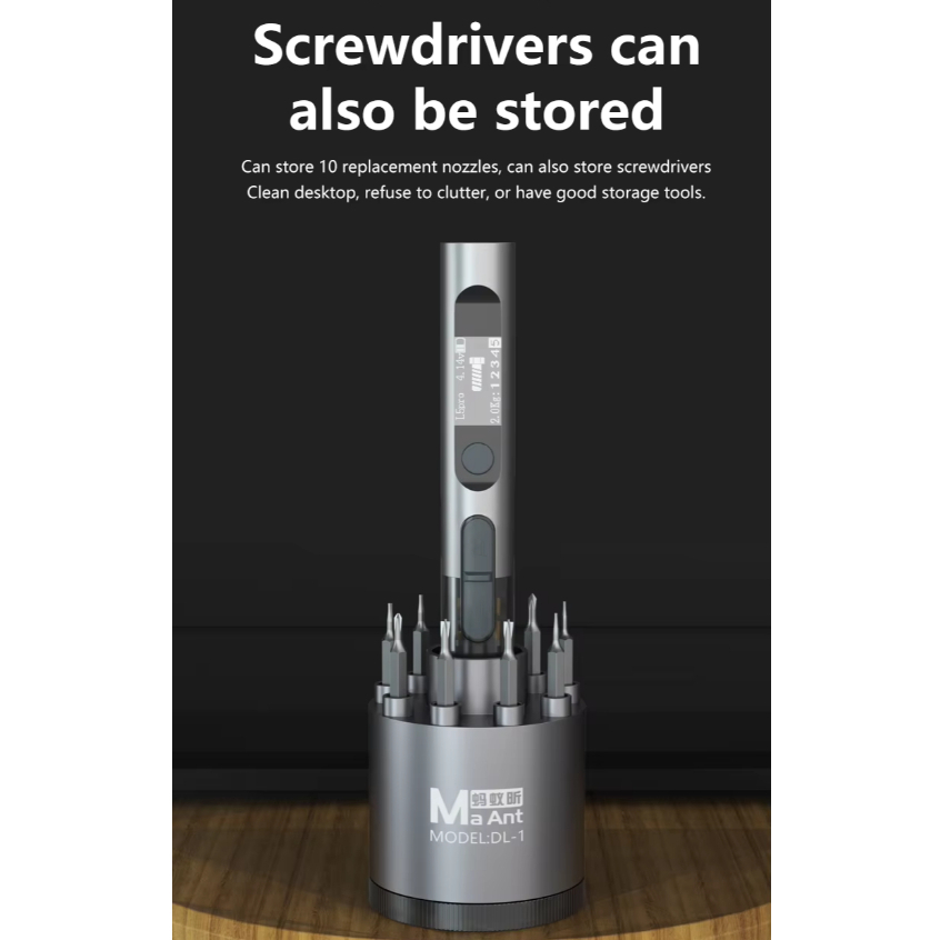 MaAnt DL-1 10-Hole 360 Degree Screwdriver Rotation Storage Base - Image 6