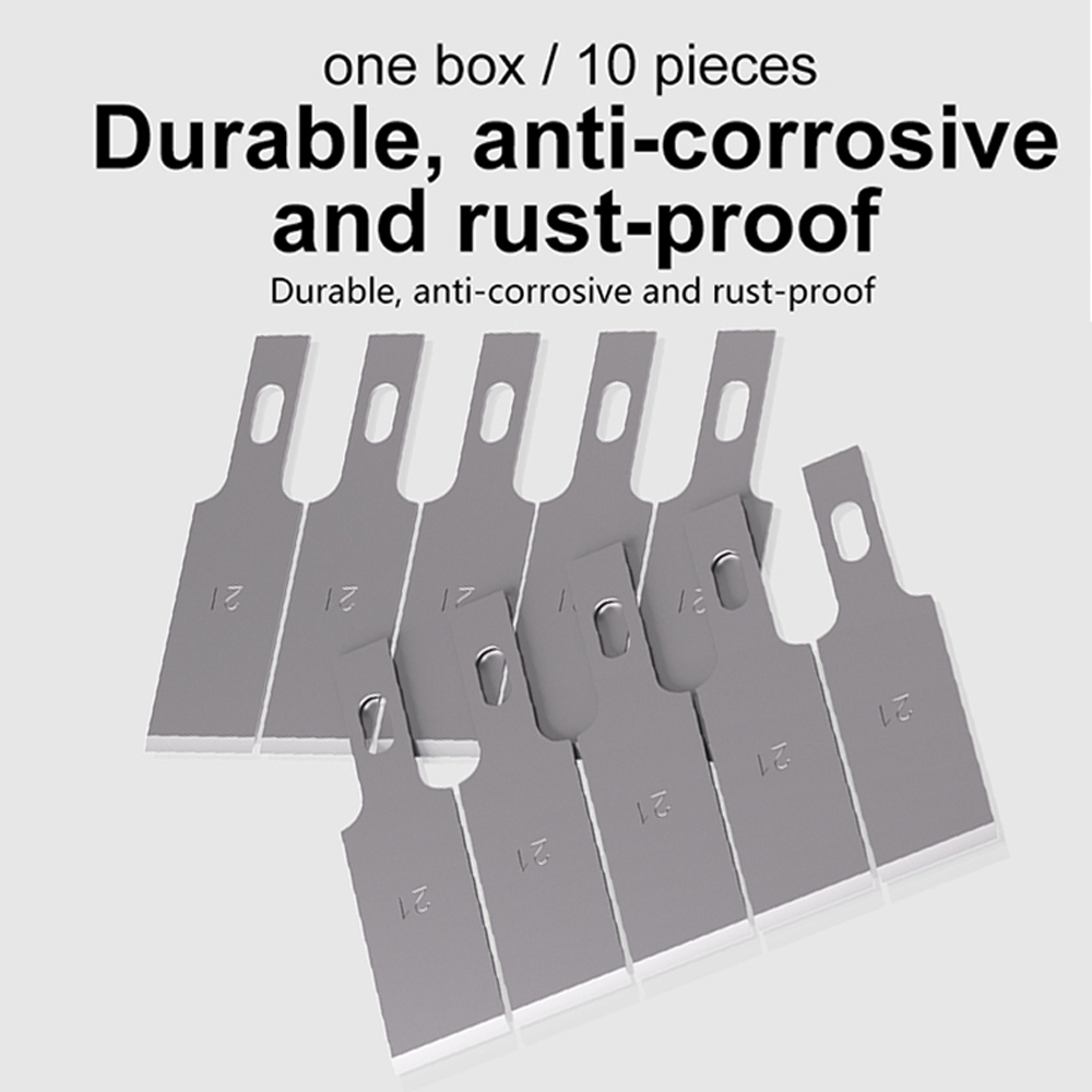 MaAnt 21T Mobile Phone Motherboard / IC / Rear Cover Glass Spade Degumming Blades - 10Pcs - Image 6