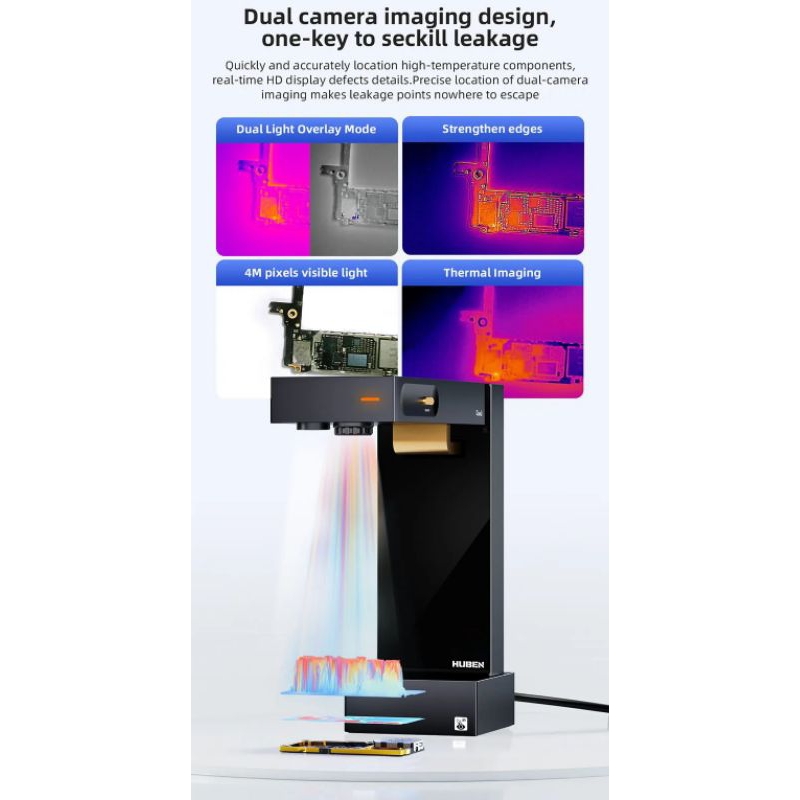 TERMOCAMERA AD INFRAROSSI QIANLI HUBEN L256 DUAL-SPECTRAL - Image 8
