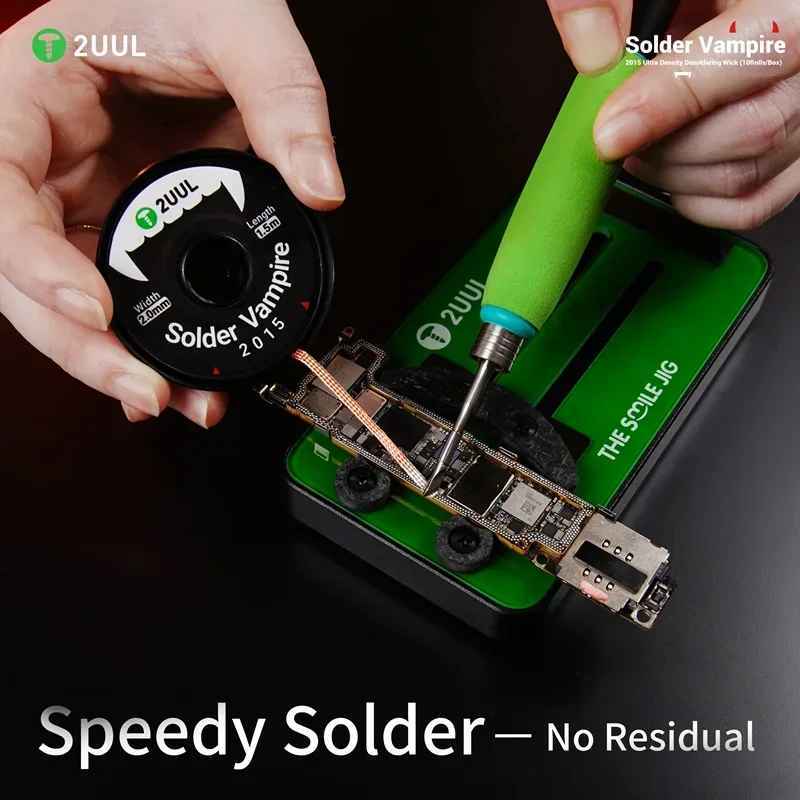 2UUL DW15 2015 Ultra Density Solder Vampire Desoldering Wick - 10 Rolls/Box - Image 3