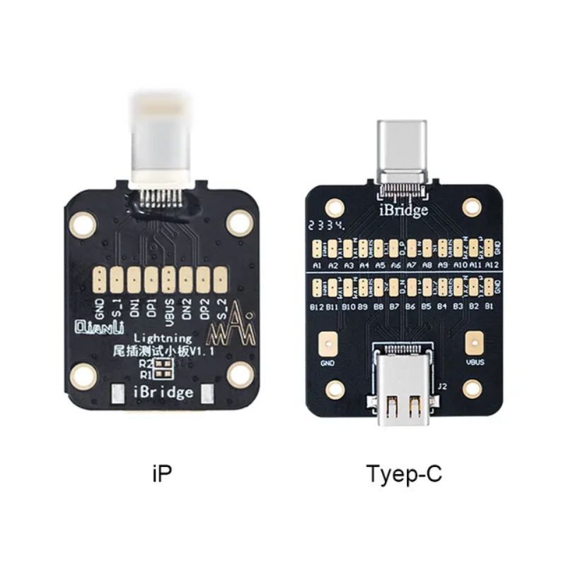 QIANLI iBridge Tail Plug Type-C and Ip DNDP Detection Epitaxial Panel Fault Analysis Data Capture Testing Board - Image 8
