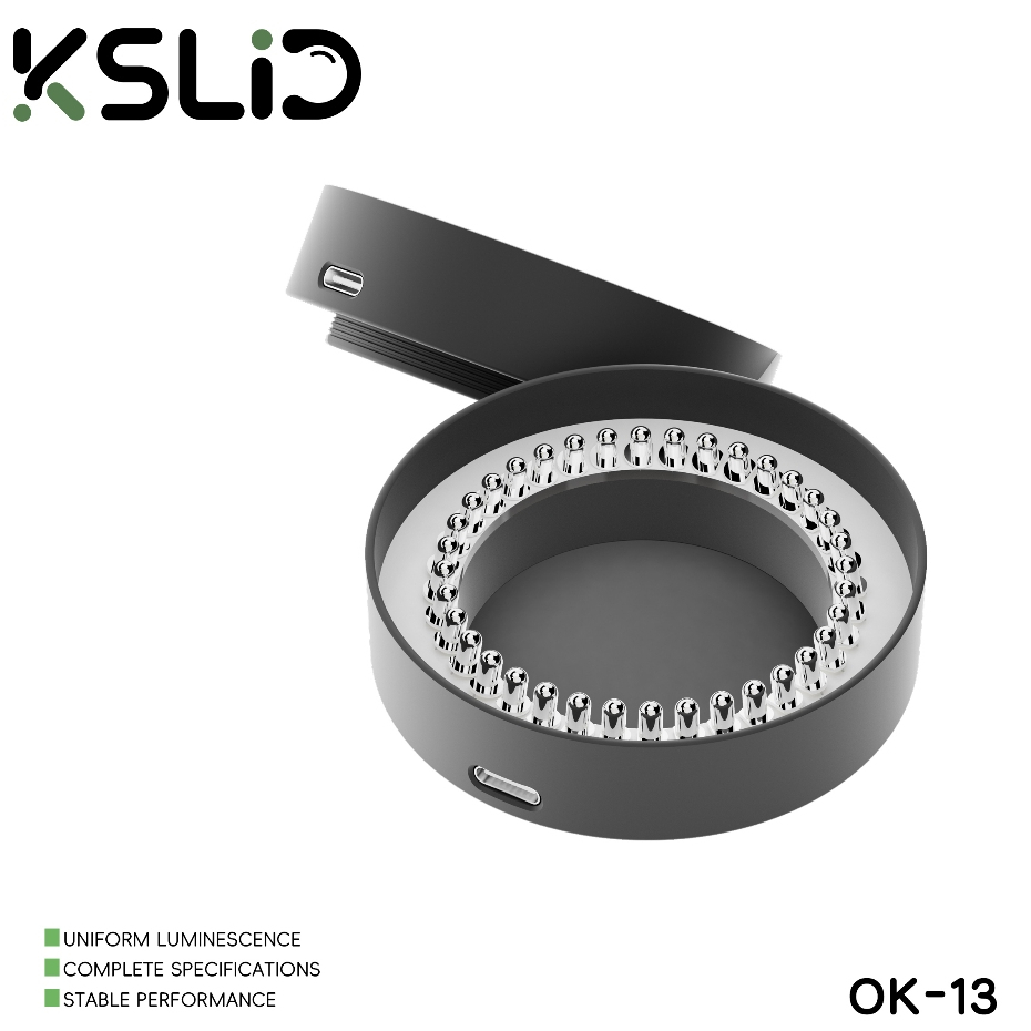 KSLID OK-13 Adjustable 35 LED Ring Light for Binocular / Trinocular Stereo Microscope