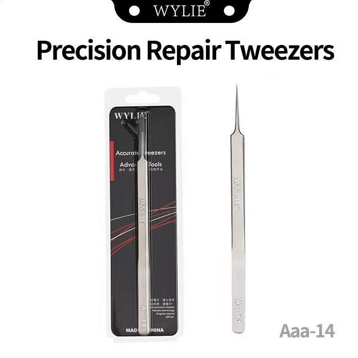 WYLIE Aaa-14 Precision Repair Tweezers 16 cm long pointed stainless steel extra sharp hardened tweezers