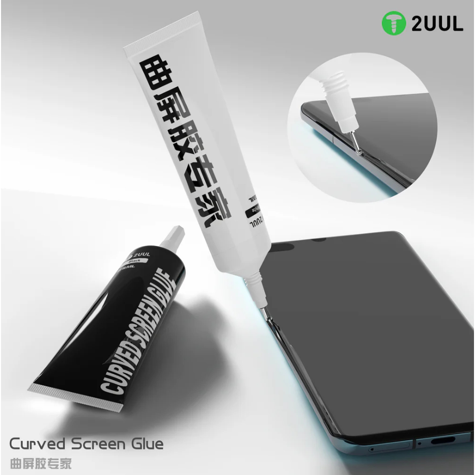 2UUL DA47 Curved Screen Glue for Repair ( WHITE ) 25ml - Image 3