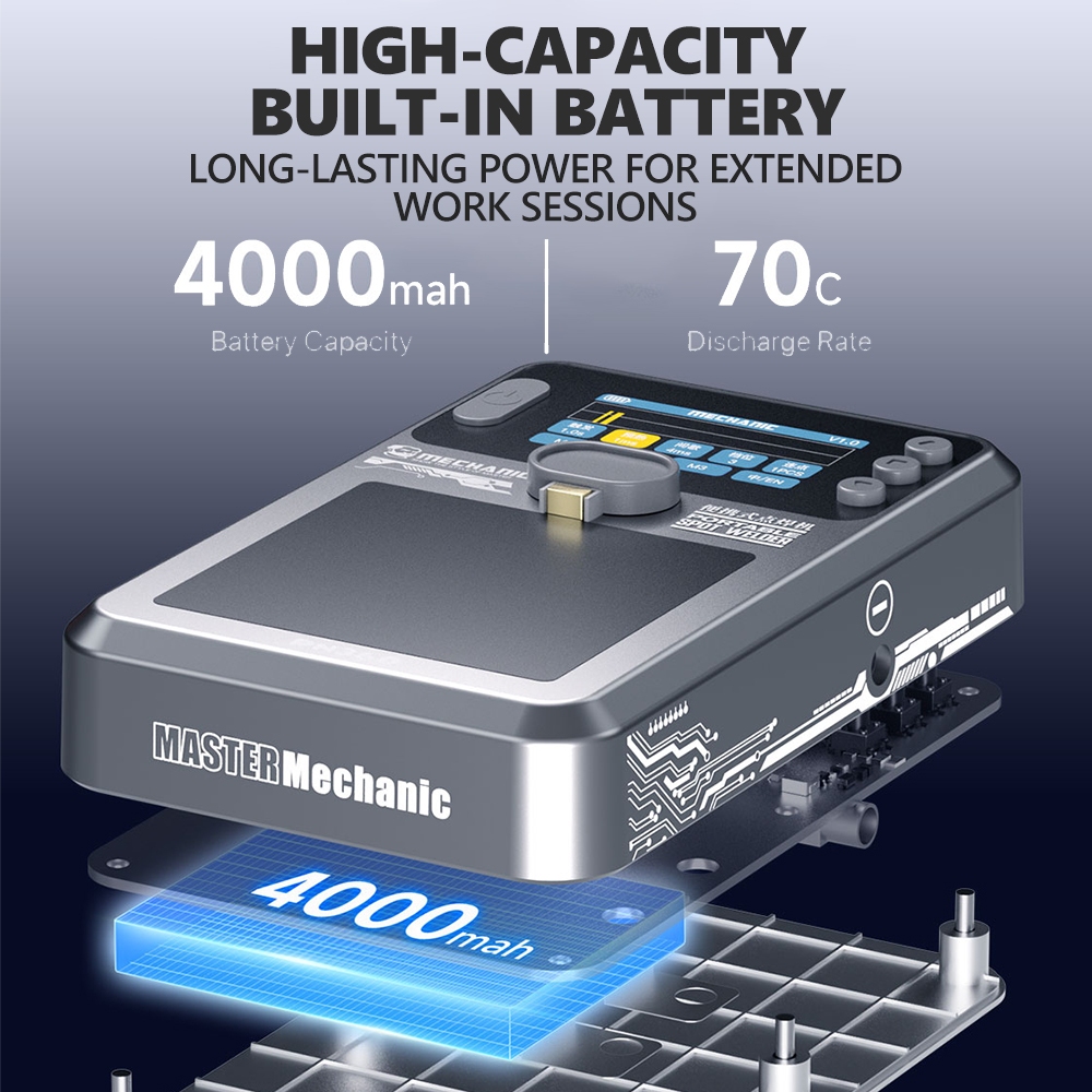 MECHANIC PN360 Portable Manual / Auto Double Pulse Digital Display Battery Spot Welder - Image 5