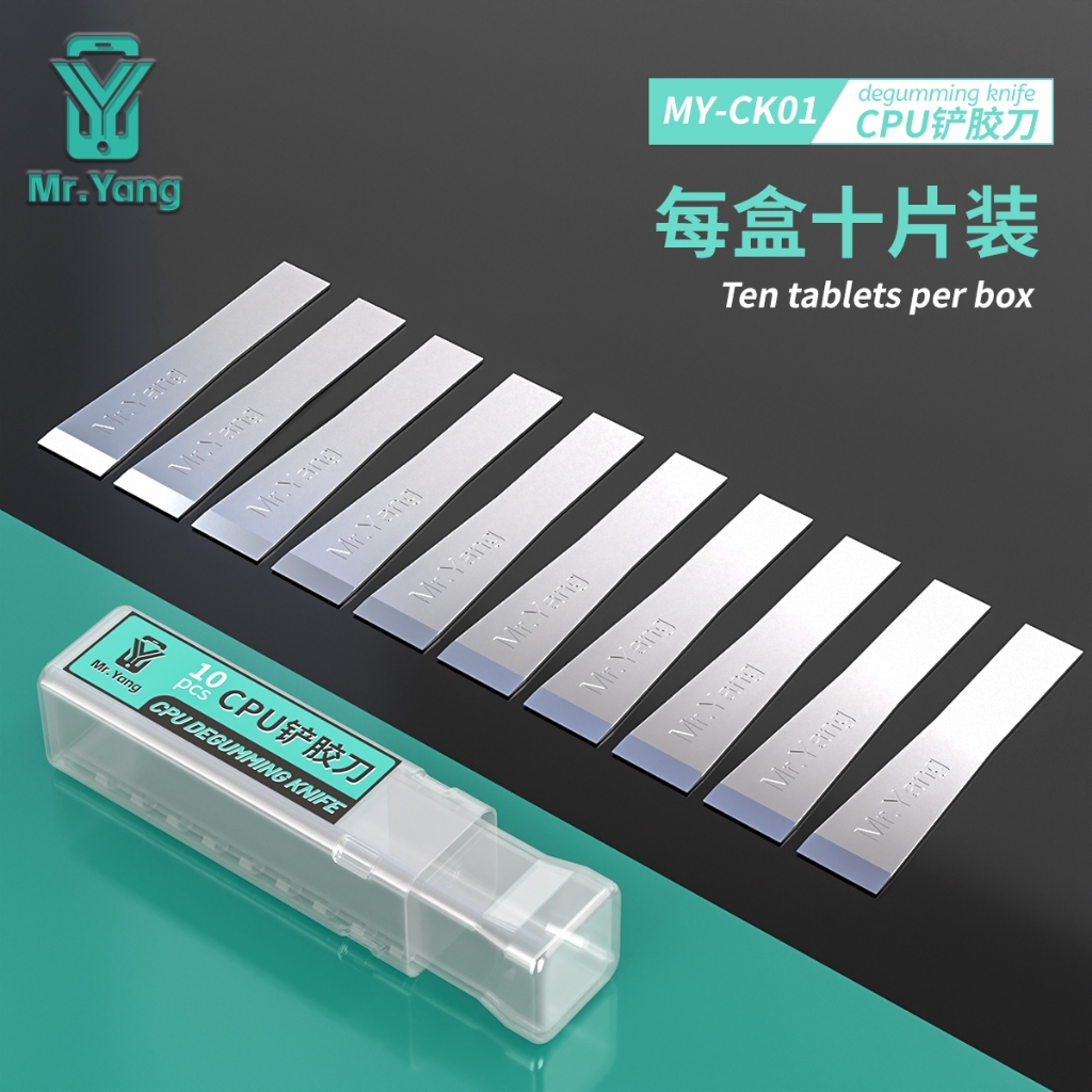 YCS MY-CK01 Degumming Quick Spade Blades for Motherboard / Solder Pad - 10Pcs - Image 6