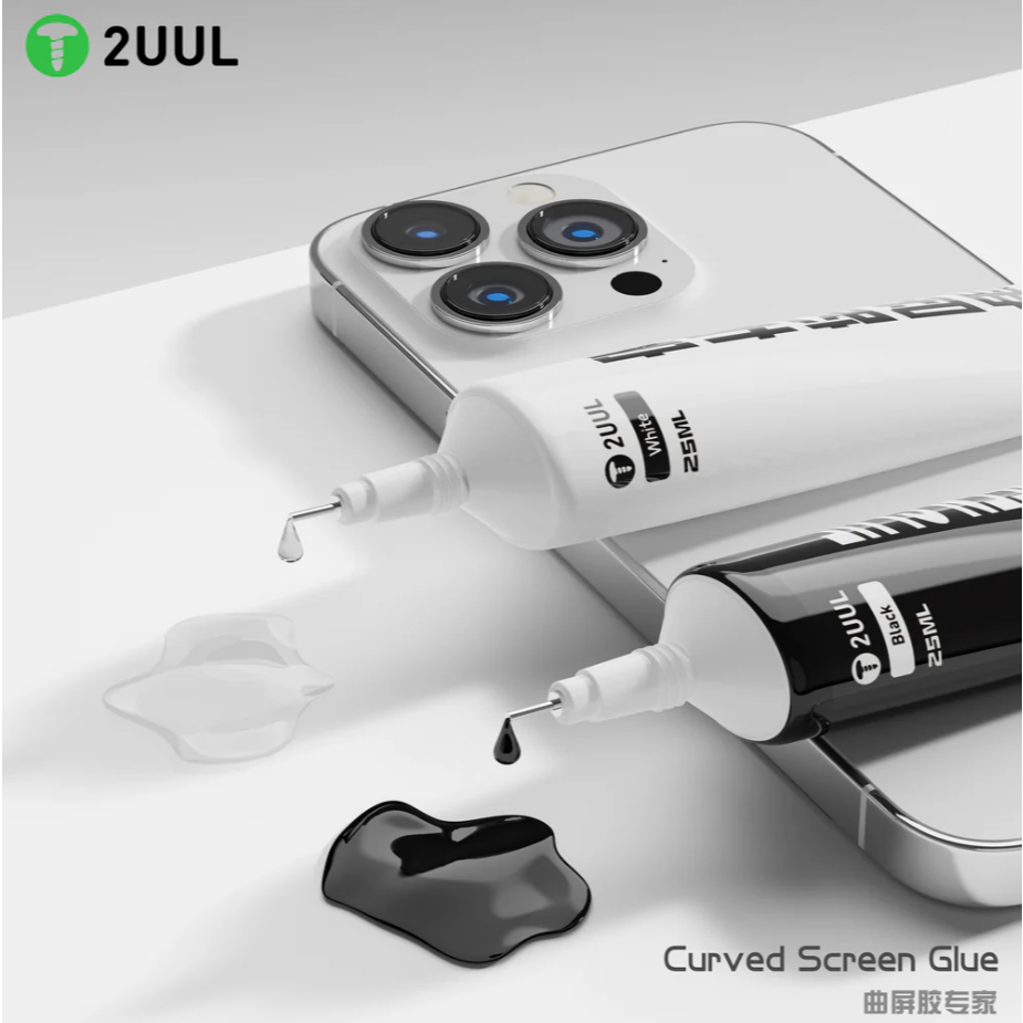 2UUL DA47 Curved Screen Glue for Repair ( WHITE ) 25ml - Image 7