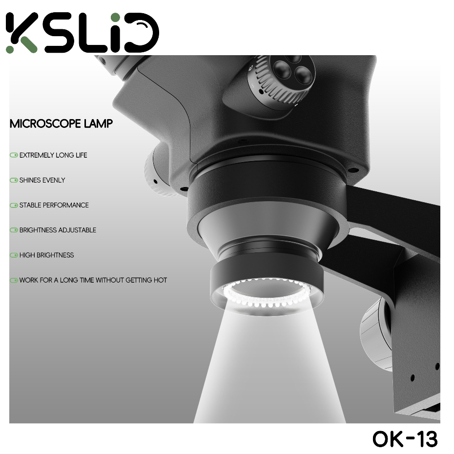 KSLID OK-13 Adjustable 35 LED Ring Light for Binocular / Trinocular Stereo Microscope - Image 7