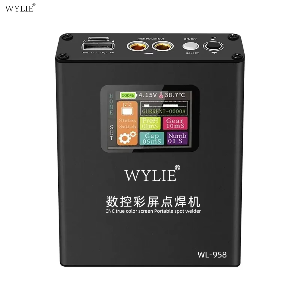 WYLIE WL-958 Portable CNC Spot Welding Machine with True Color Screen - Image 10