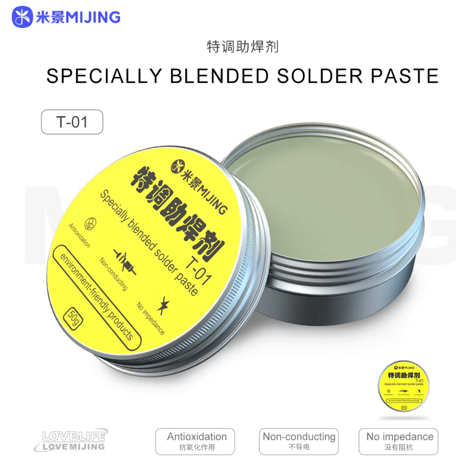 MIJING T-01 Specially Blended Solder Paste Environment-Friendly Products