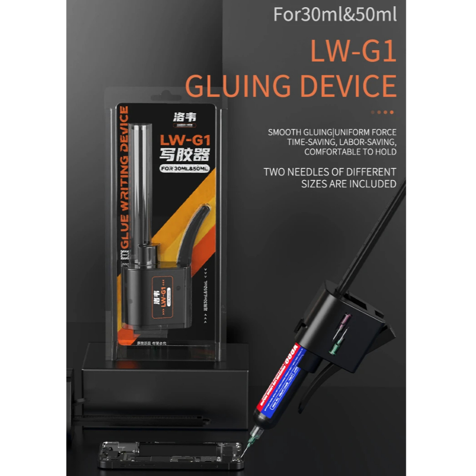 LUOWEI LW-G1 Universal Manual Glue Gun for 30CC~50CC Solder Paste / Solder Oil / UV Adhesive