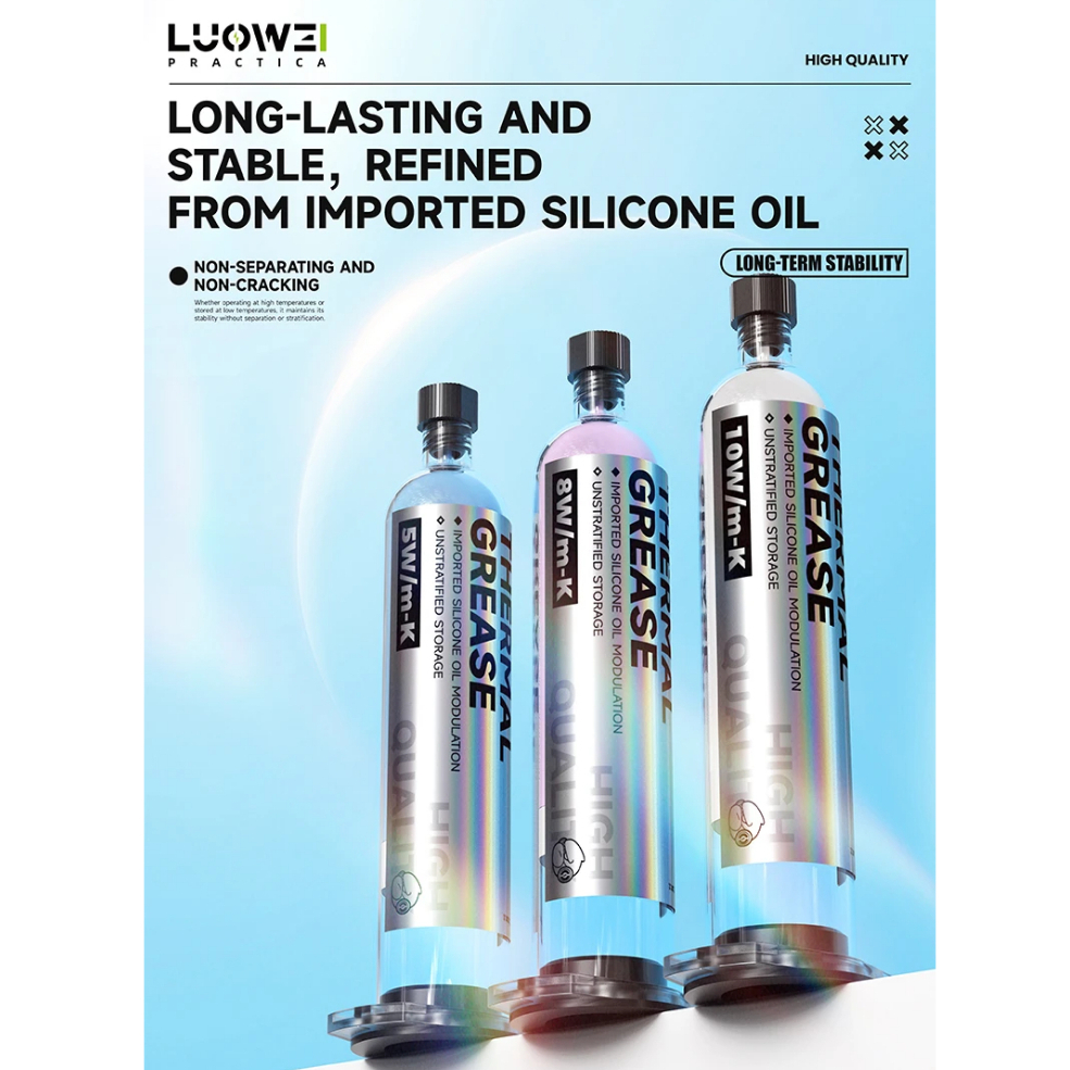 LUOWEI TG Series Ultra-High Thermal Conductive Silicone Grease for Phone / Tablet / PC - Image 3