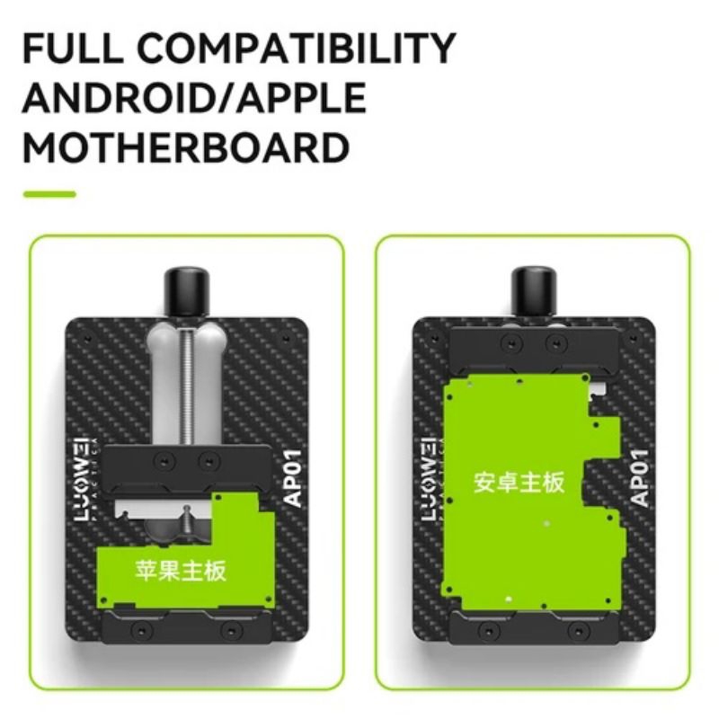LUOWEI LW-AP01 Carbon Fiber Motherboard Clamp High Temperature Corrosion Resistance Support IP and Android PCB Clamping - Image 4