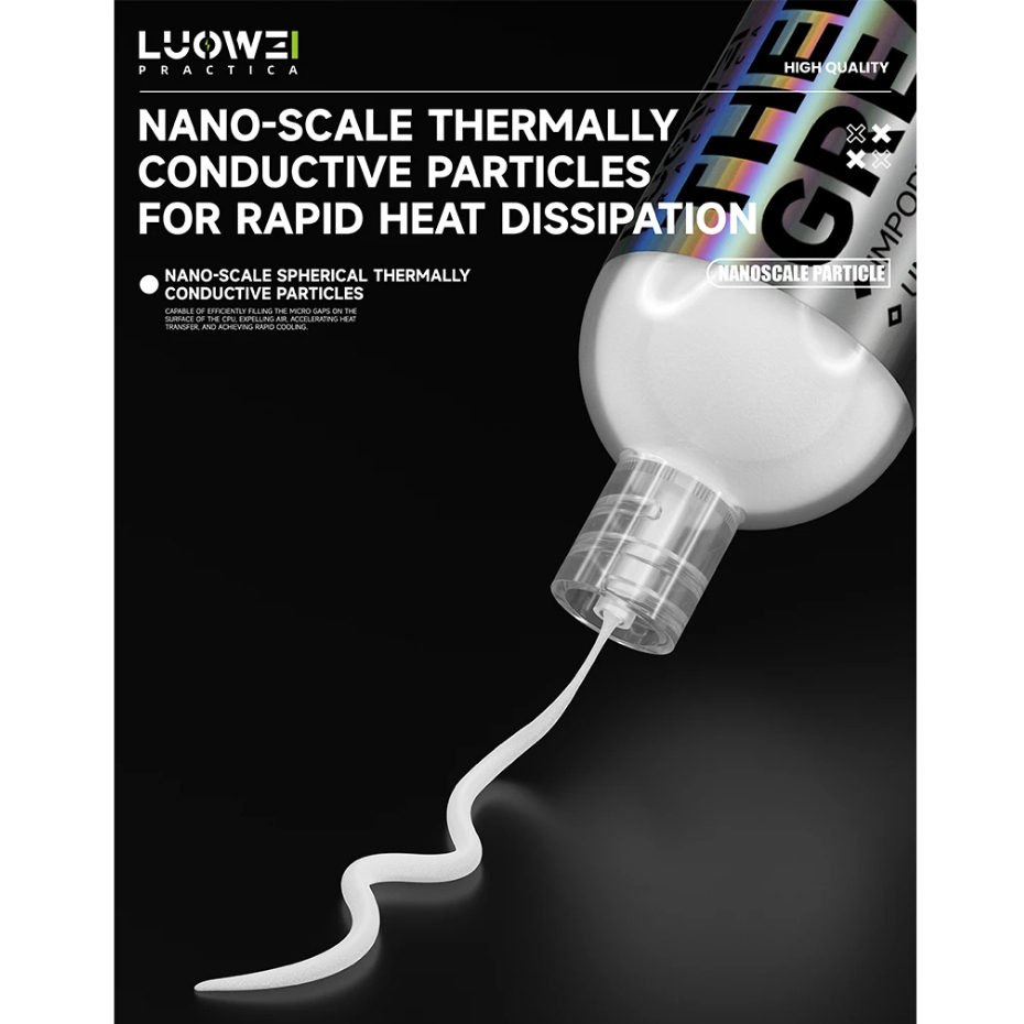 LUOWEI TG Series Ultra-High Thermal Conductive Silicone Grease for Phone / Tablet / PC - Image 4