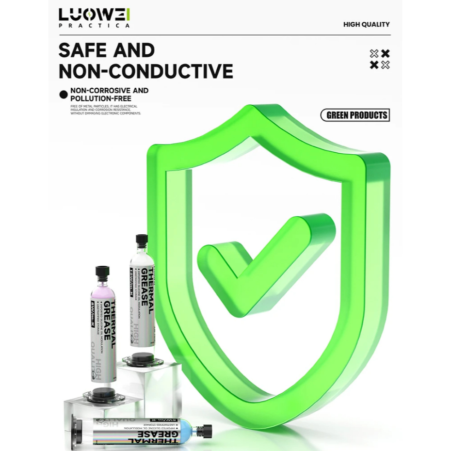 LUOWEI TG Series Ultra-High Thermal Conductive Silicone Grease for Phone / Tablet / PC - Image 8