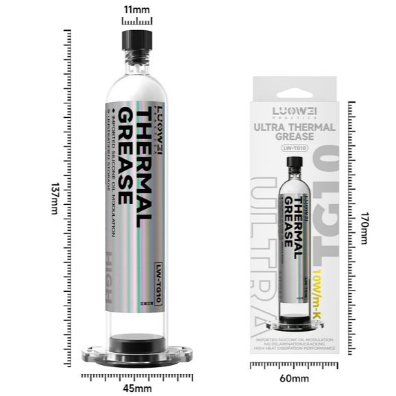 LUOWEI TG Series Ultra-High Thermal Conductive Silicone Grease for Phone / Tablet / PC - Image 10