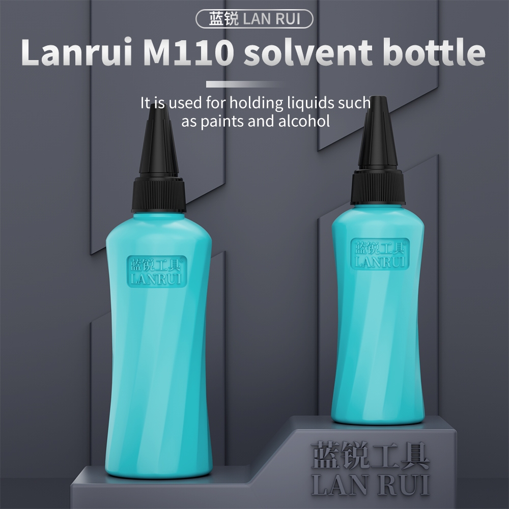 LANRUI M110 Leak-Proof Double Cap Design Solvent Bottle for Mobile Repair - 60ML / 100ML