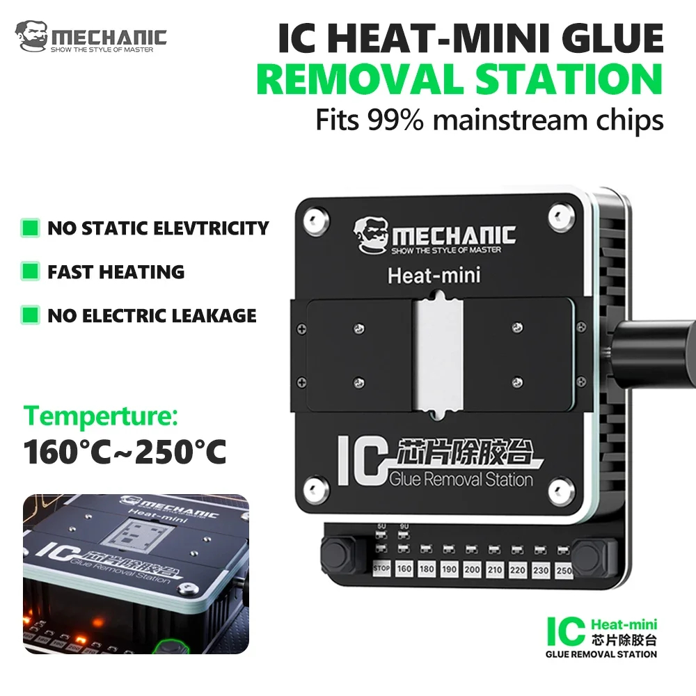 MECHANIC Heat-Mini IC Chip Glue Removal Station