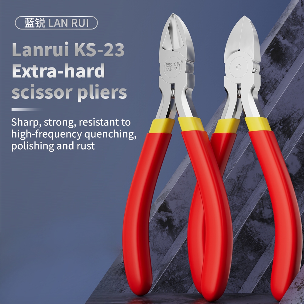 LANRUI KS-23 Extra-hard Scissor Pliers for Remove Motherboard Shielding Cover