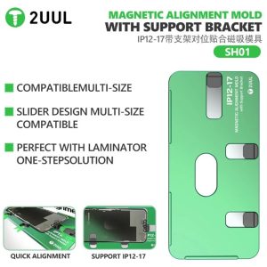 2UUL SH01 Magnetic Alignment Mold with Support Bracket for IP 12-17 Series Screen Laminating