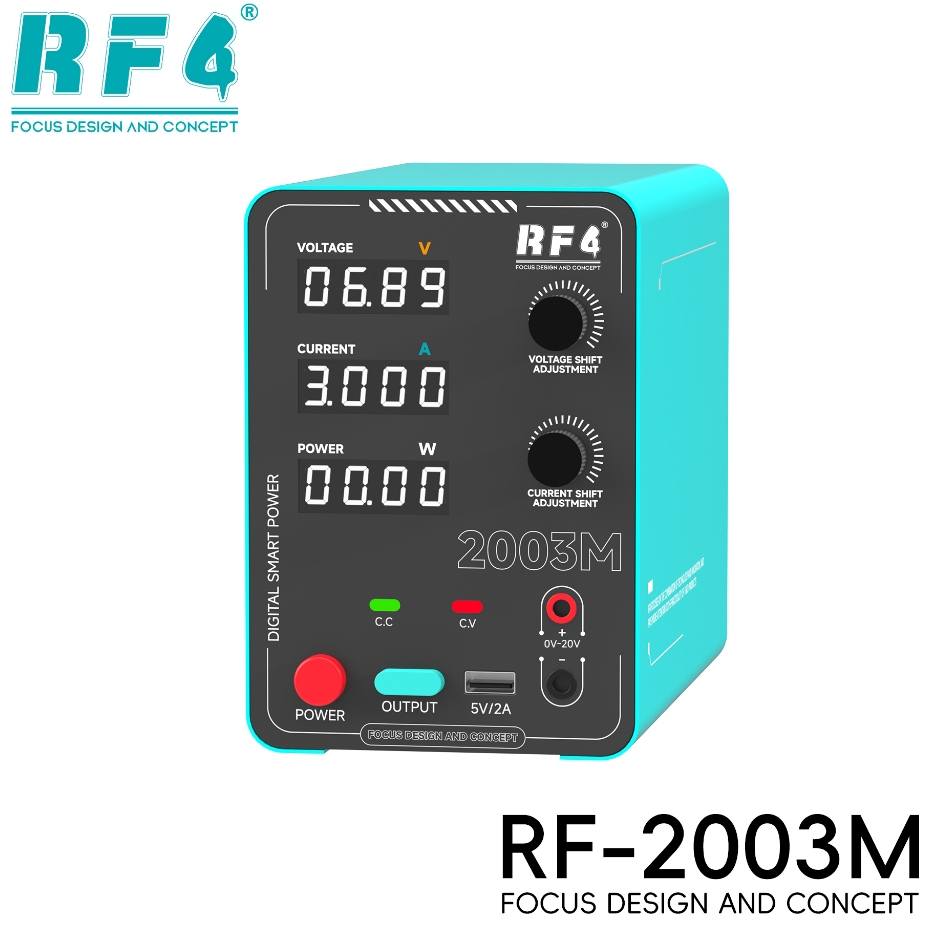 RF4 RF-2003M 20V / 3A Low-Ripple + Anti-Interference Smart DC Regulated Power Supply​