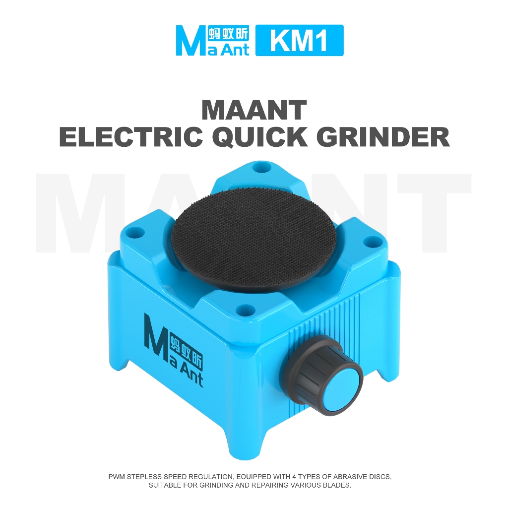 MaAnt KM1 Disc Electric Quick Grinder for Tweezers / Blades / Soldering Iron Tip