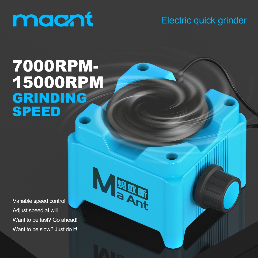 MaAnt KM1 Disc Electric Quick Grinder for Tweezers / Blades / Soldering Iron Tip - Image 3