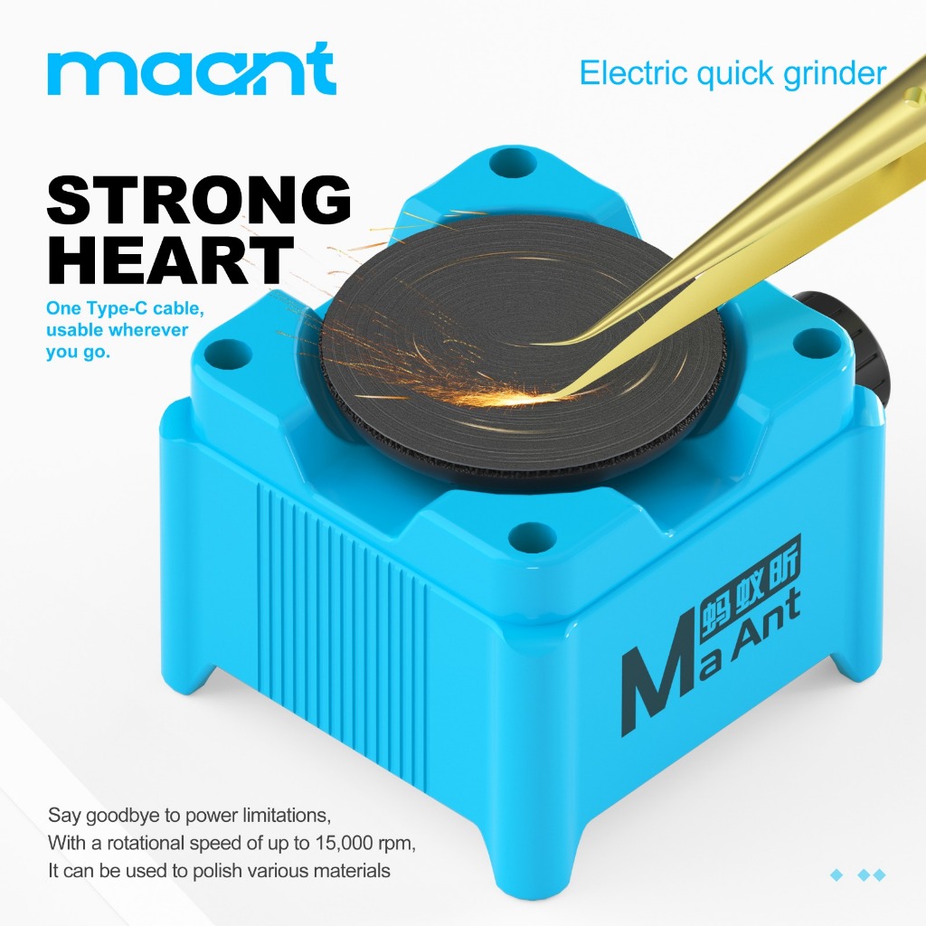 MaAnt KM1 Disc Electric Quick Grinder for Tweezers / Blades / Soldering Iron Tip - Image 4