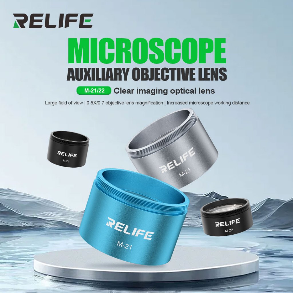 RELIFE M-21 / M-22  Stereo Microscope Auxiliary Objective Lenses