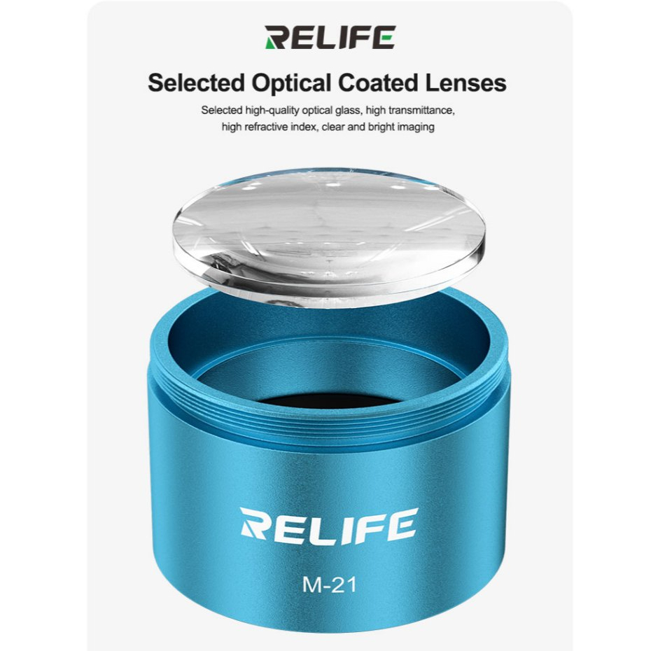 RELIFE M-21 / M-22 Stereo Microscope Auxiliary Objective Lenses - Image 5