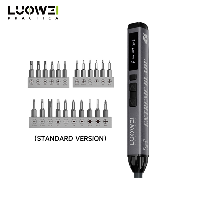 LUOWEI LW-S1 / S1Pro Adjustable Torque Electric Screwdriver with 22Pcs S2 Bits Support IP 17 Series - Image 6