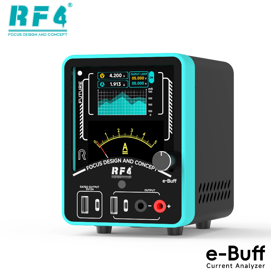 RF4 e-Buff 32V / 5A Digital Display Current Analyzer with Curve Mode and Pointer Display
