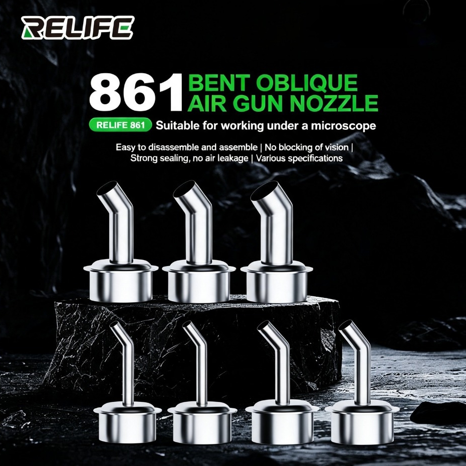 RELIFE  861 45° Bent Oblique Heat Air Gun Nozzle