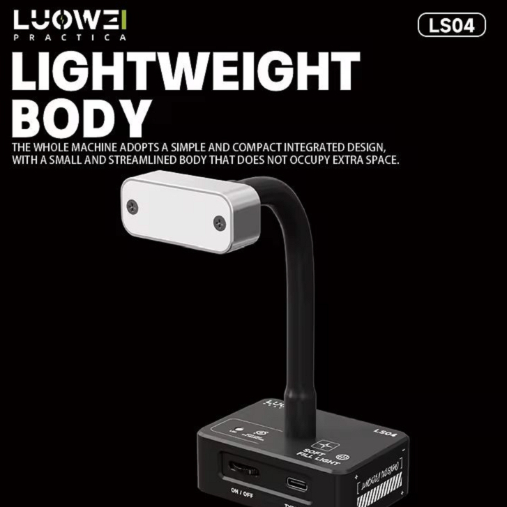 LUOWEI LW-LS04 Stepless Adjustment 6500K Super Bright Lighting Mini Eye Protection Soft Fill Light - Image 3