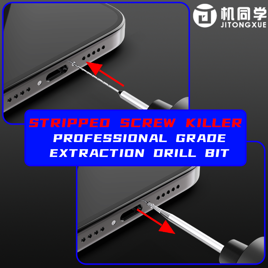JTX SK-1 Alloy Piercing and Sliding Drill Bit for Removing Stripped Thread Screws - Image 6