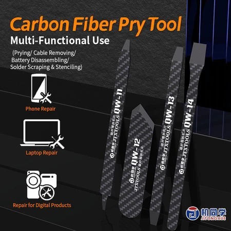 JTX QW Series Non-Magnetic Anti-Static Multi-functional Carbon Fiber Disassembly Prying Tool