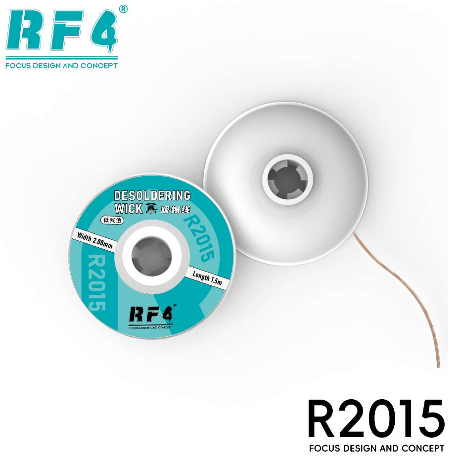 RF4 R2015 1.5M Low-Residue Desoldering Wick - 1Pcs