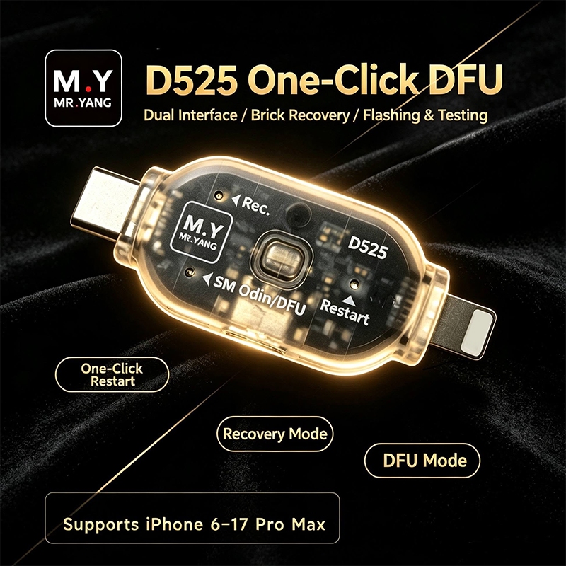 M.Y D525 DFU Recovery Dongle Dual Interface Flashing Tool For IP 6-17 Series / Sam - Image 6