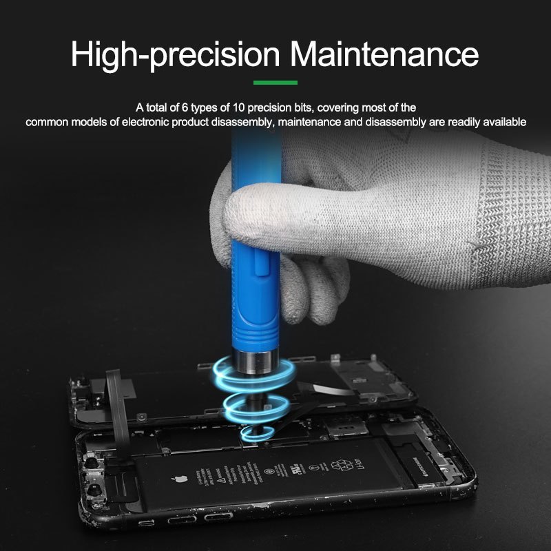 RELIFE SD-22E Wireless Electric Screwdriver with 10 Bits