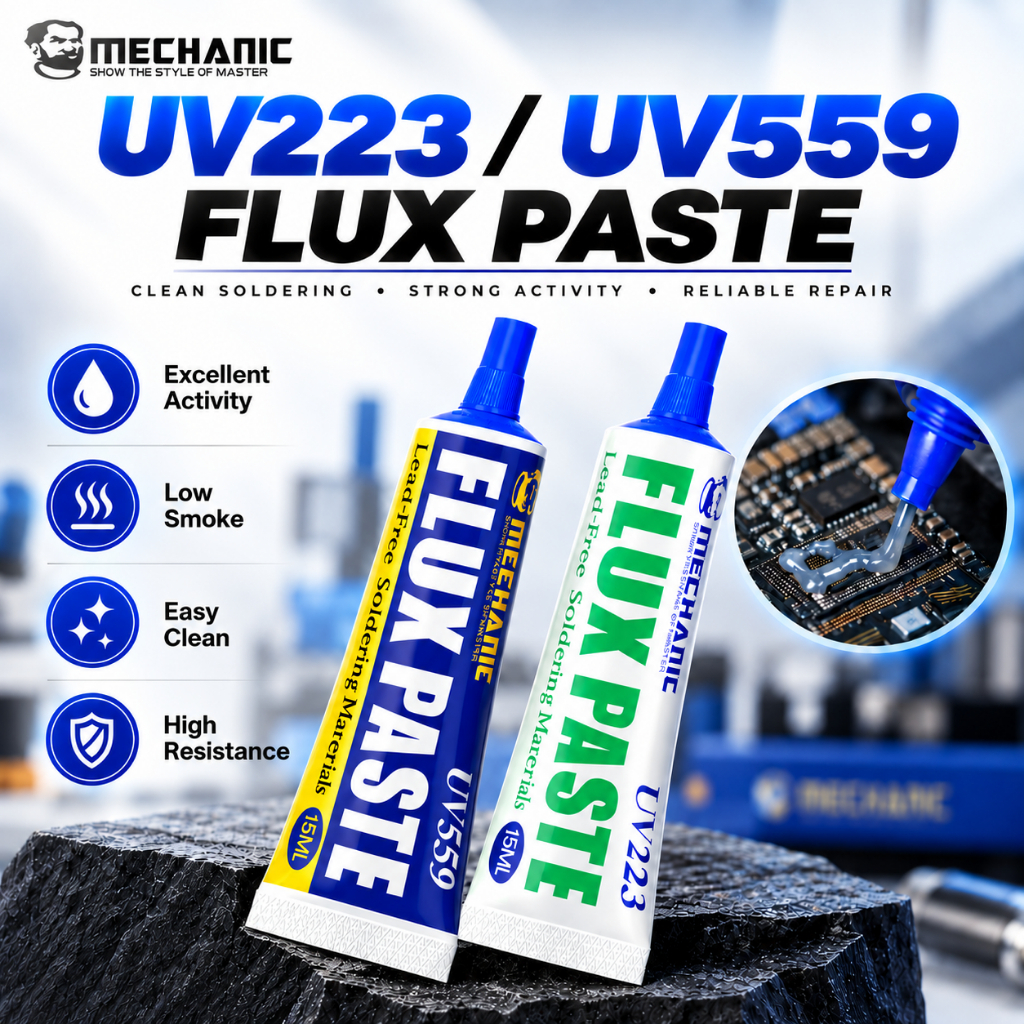MECHANIC UV223 / UV559 Lead-Free No-Clean Flux Paste - 15ml