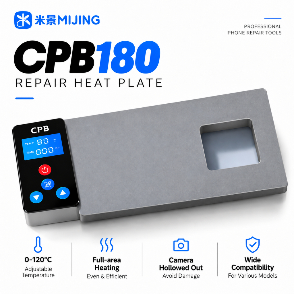 MIJING CPB180 150W Repair Heat Plate for Under 10-inch LCD Screen Separation