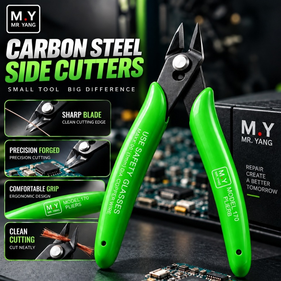 M.Y 170 Carbon Steel Oblique End Cutting Pliers