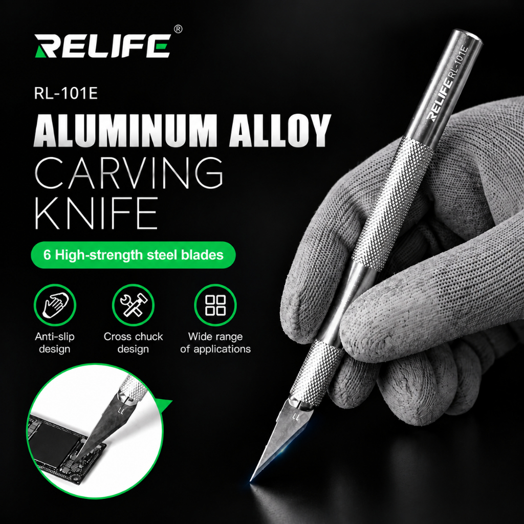 RELIFE RL-101E Aluminum Alloy Material 6 Blades Knife Set
