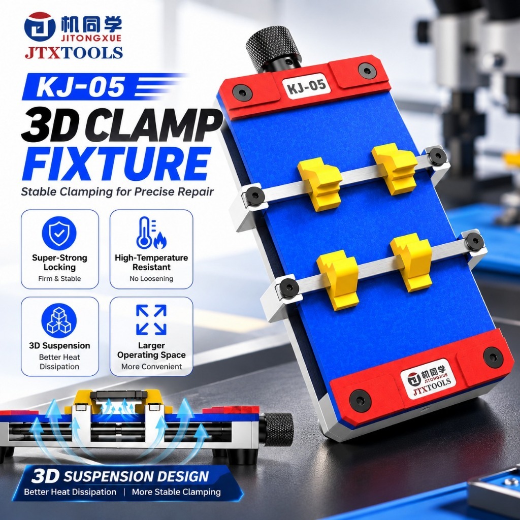 JTX KJ-05 3D Suspension Design Heat-Resistant Clamp Fixture