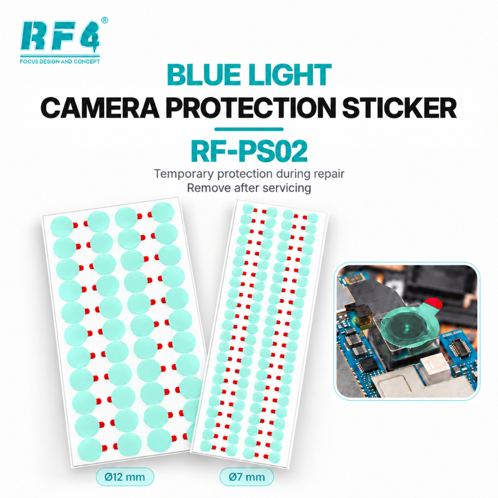 RF4 RF-PS02 Phone Camera All-round Green Dust Proof Protective Sticker 